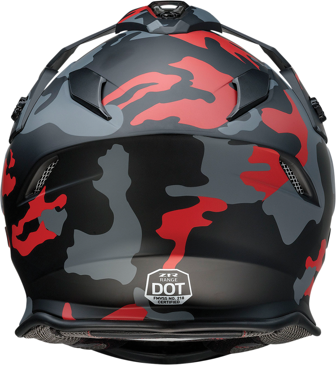 Z1R Range Helmet - Camo - Red - Large 0140-0096