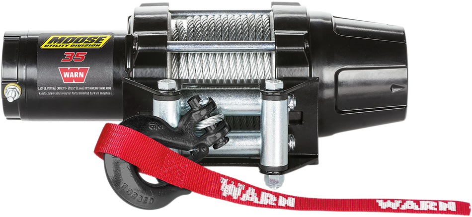MOOSE UTILITY 3500 LB Winch - Synthetic Rope 101602