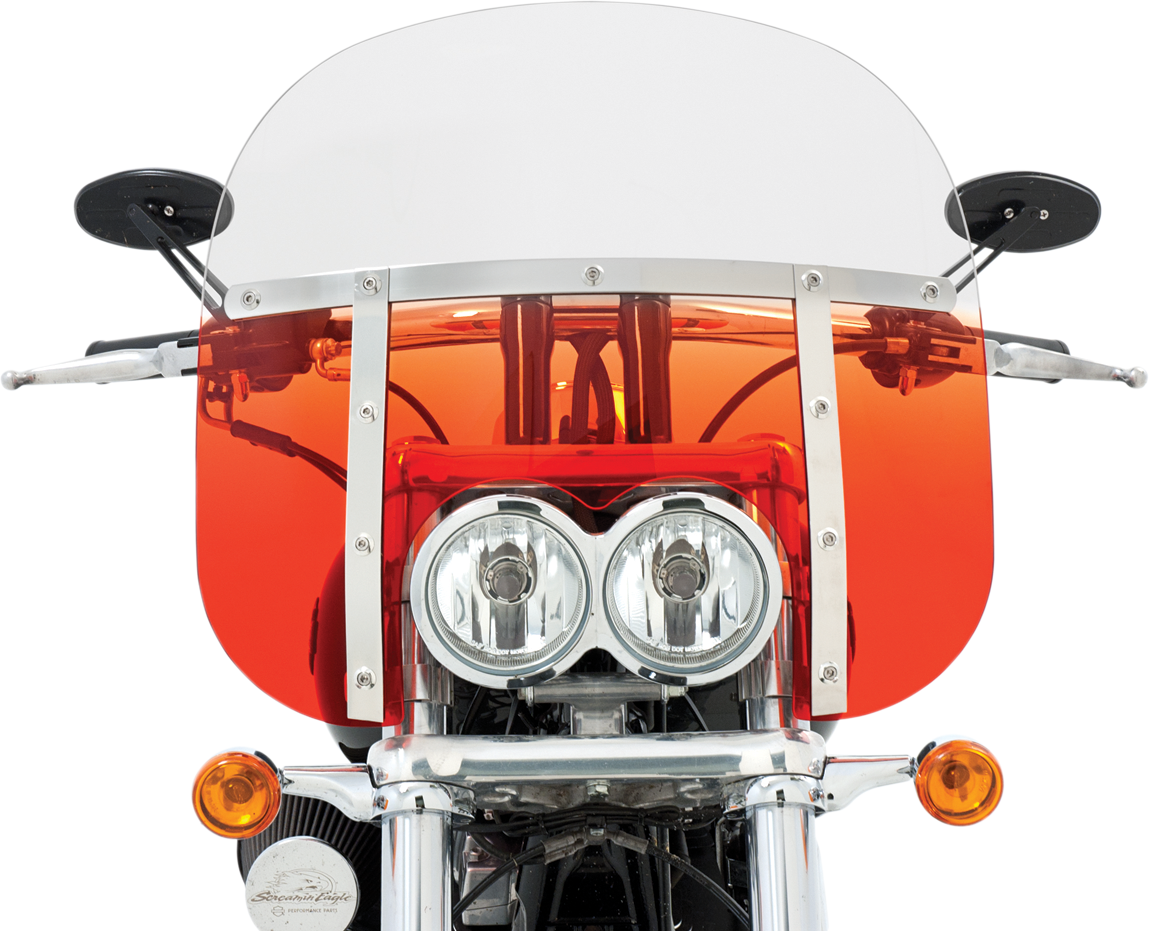 MEMPHIS SHADES Fats Windshield - 13" - Orange - FXDF MEM6637