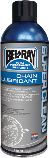 BEL-RAY Super Clean Chain Lube - 400ml - Aerosol 99470-A400W