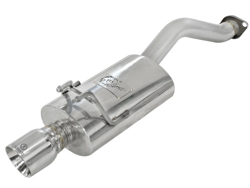 aFe Takeda Exhaust 2.5in Dia 304SS Axle-Back w/Polished Tip 06-11 Honda Civic EX Sedan L4 1.8L 49-36610