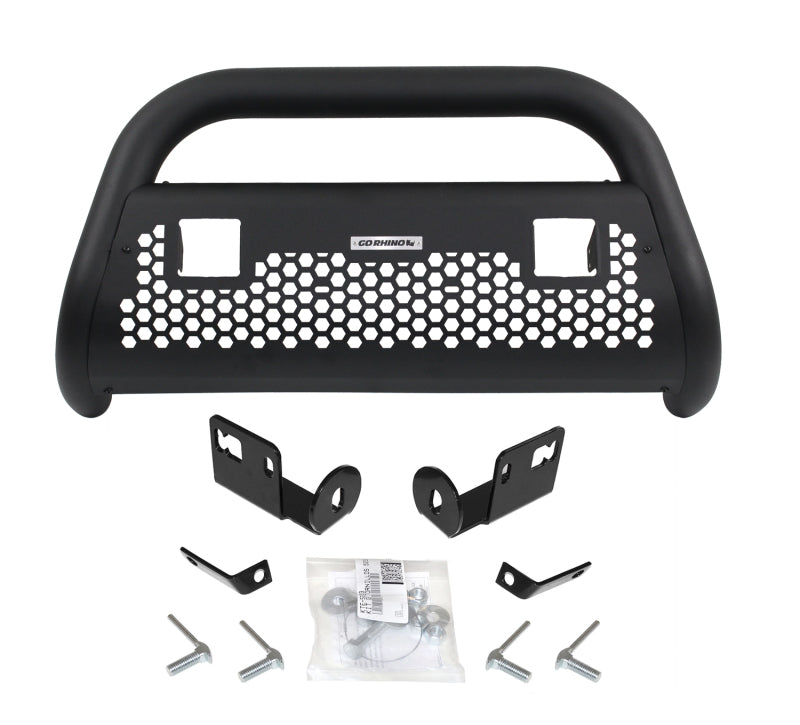 Go Rhino 10-19 Ram Ram 1500 /1500 Classic RC2 LR 2 Lights Complete Kit w/Front Guard + Brkts 55642T