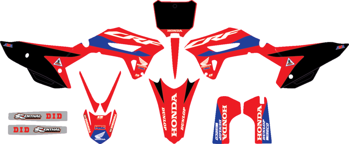 D'COR VISUALS Graphic Kit - HRC Honda 20-10-631