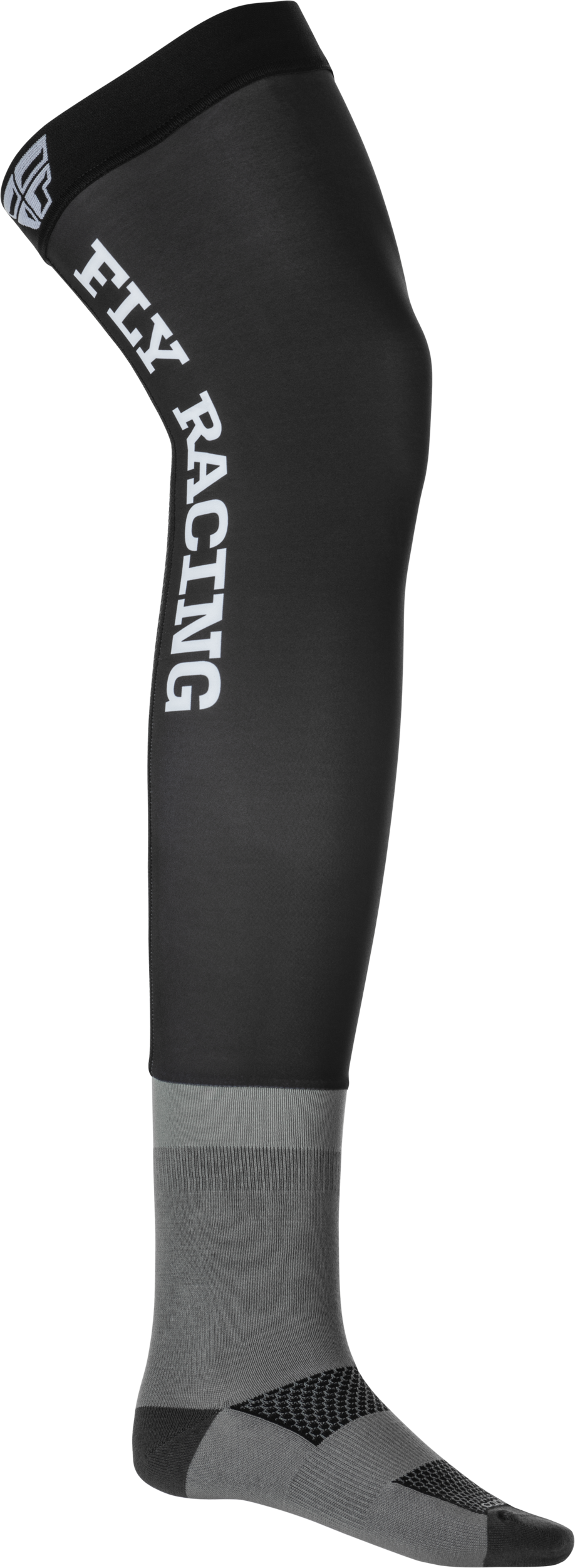 FLY RACING Knee Brace Socks Black/Grey/White Lg/Xl 350-0447L
