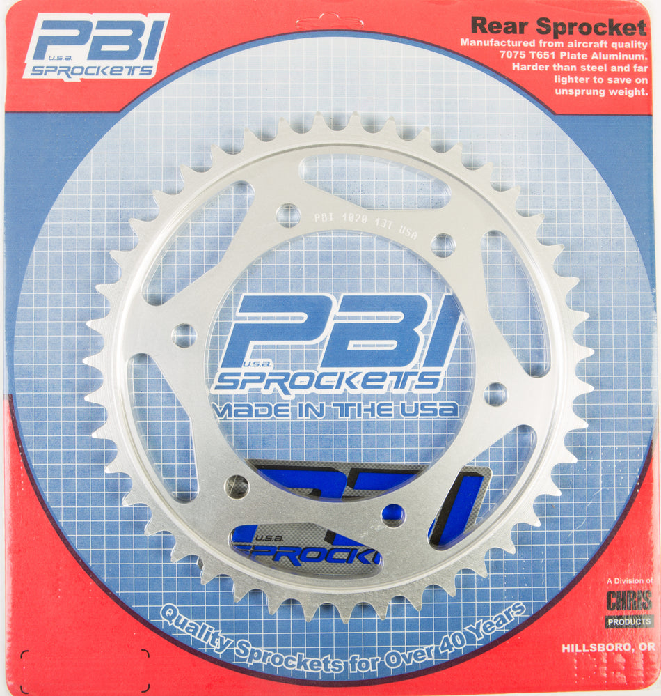 PBIRear Sprocket Aluminum 43t-530 Kaw/Suz4070-43-5