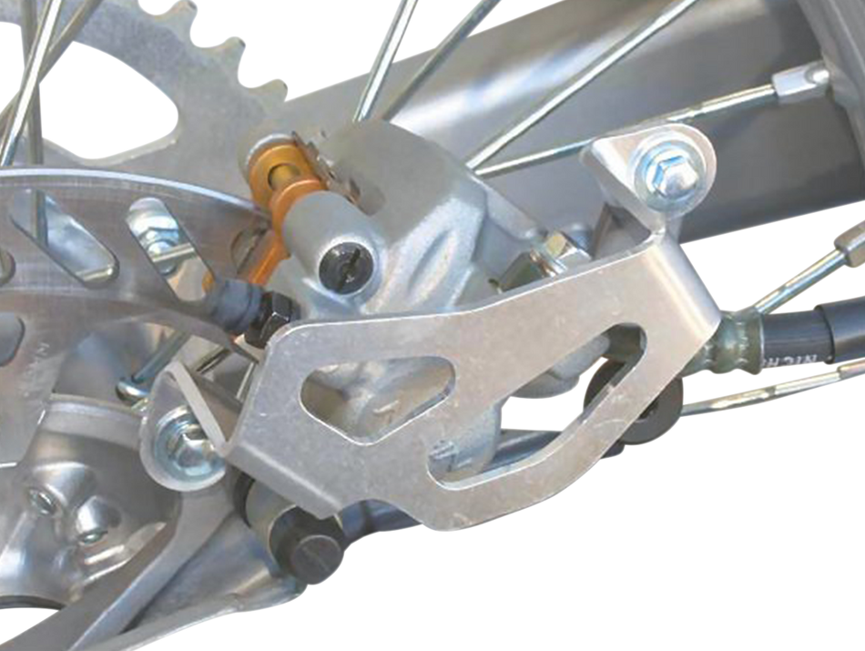 WORKS CONNECTION Rear Caliper Guard - RM125/250 25-015