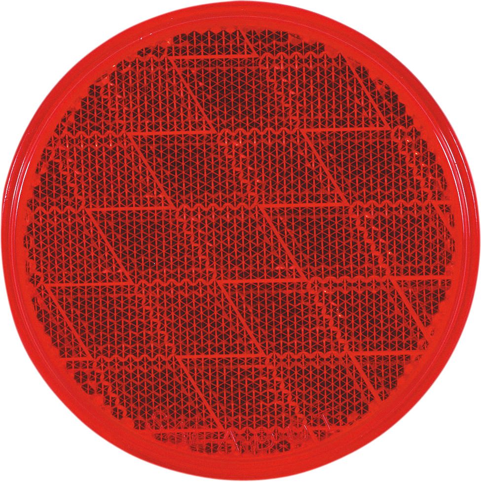 OPTRONICS INC. Reflector redondo de repuesto - Rojo RE-21RS 