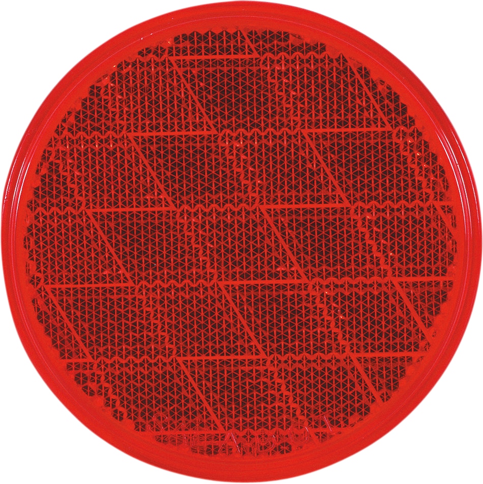 OPTRONICS INC. Replacement Round Reflector - Red RE-21RS