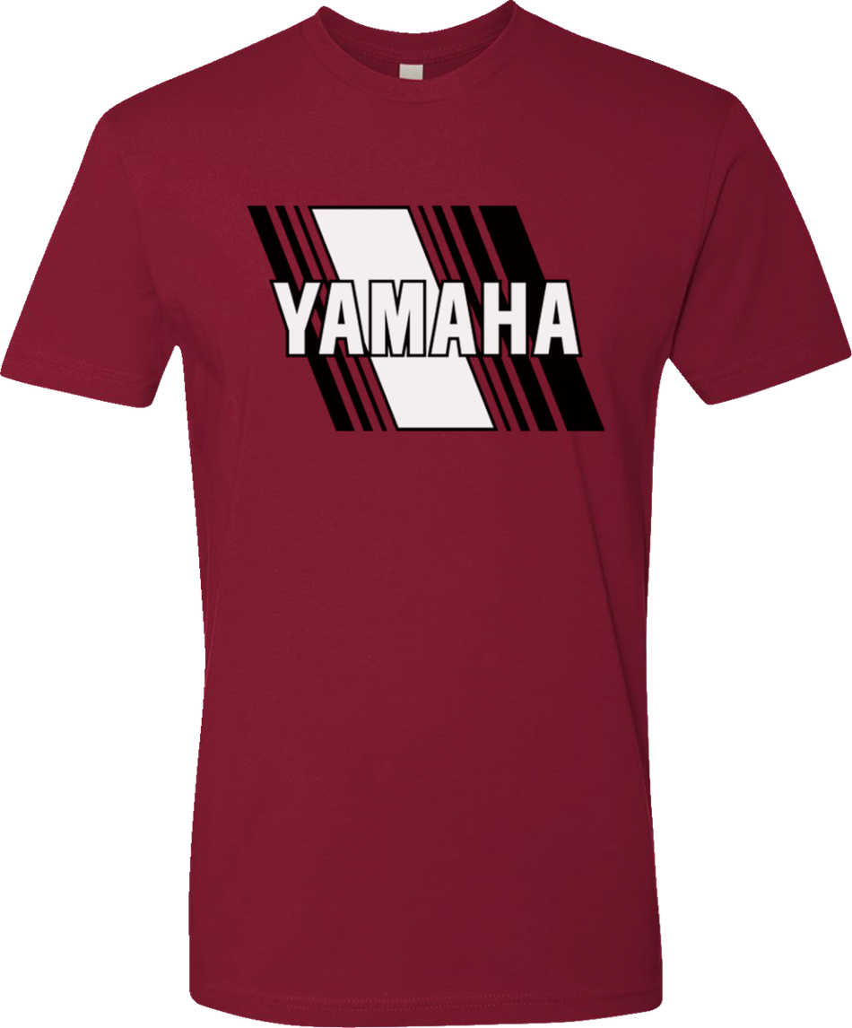 YAMAHA APPAREL Yamaha Heritage Diagonal T-Shirt - Red - XL NP21S-M3118-XL