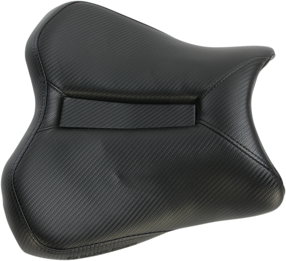 SADDLEMEN Gel Channel Track Carbon Fiber Sport Seat - Black - R1 0810-Y148