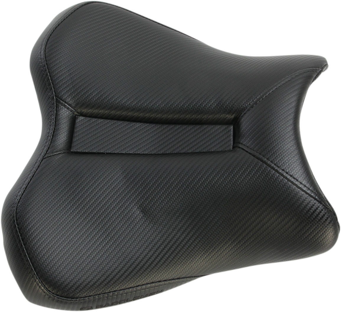 SADDLEMEN Gel Channel Track Carbon Fiber Sport Seat - Black - R1 0810-Y148