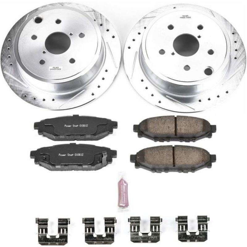 Power Stop 15-19 Subaru WRX Rear Z23 Evolution Sport Brake Kit K6977