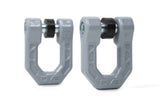 DV8 Offroad Elite Series D-Ring Shackles - Pair (Gray) UNSK-01GR