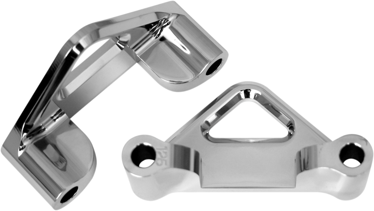 ACCUTRONIX Hot Legs/Bagger Legs Fender Spacers - Chrome - 1.25" Spacer - For 5.5" Width Fender TFS41-EMF125C