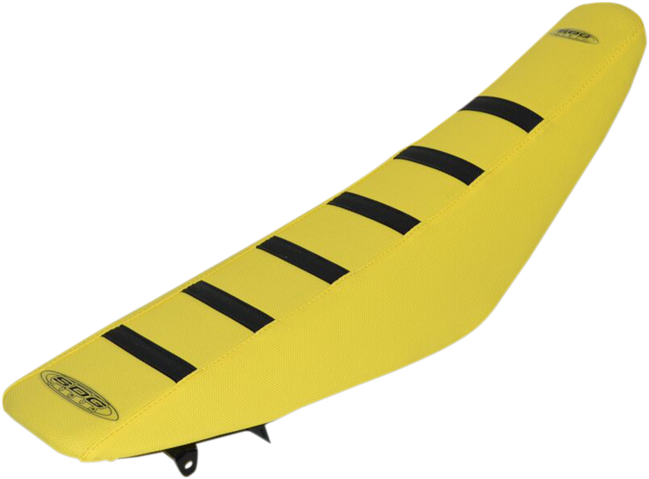 Funda de asiento SDG de 6 nervaduras - Costillas negras/punta amarilla/laterales amarillos 95913KYY 