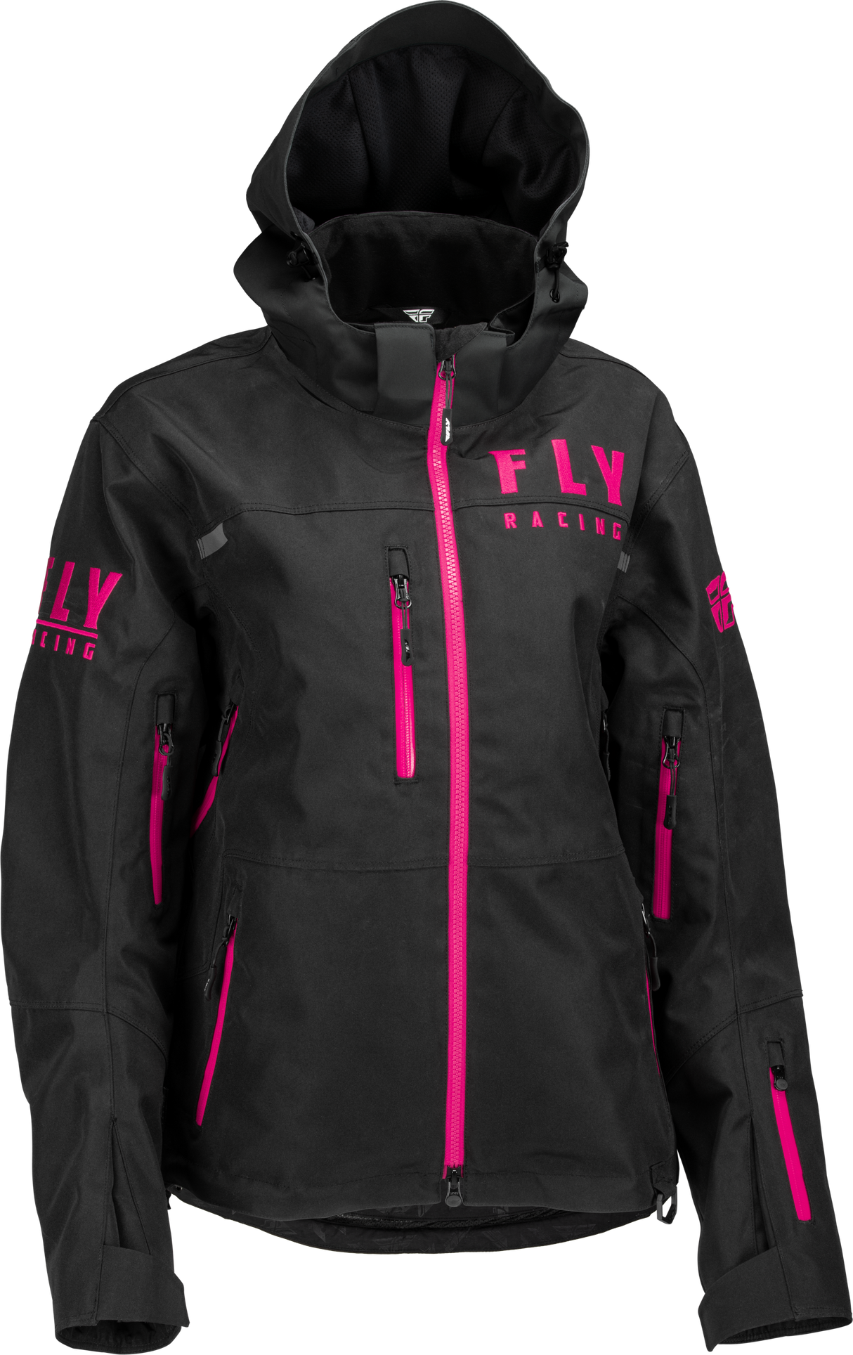 FLY RACING Women's Carbon Jacket Black/Pink 2x 470-45022X