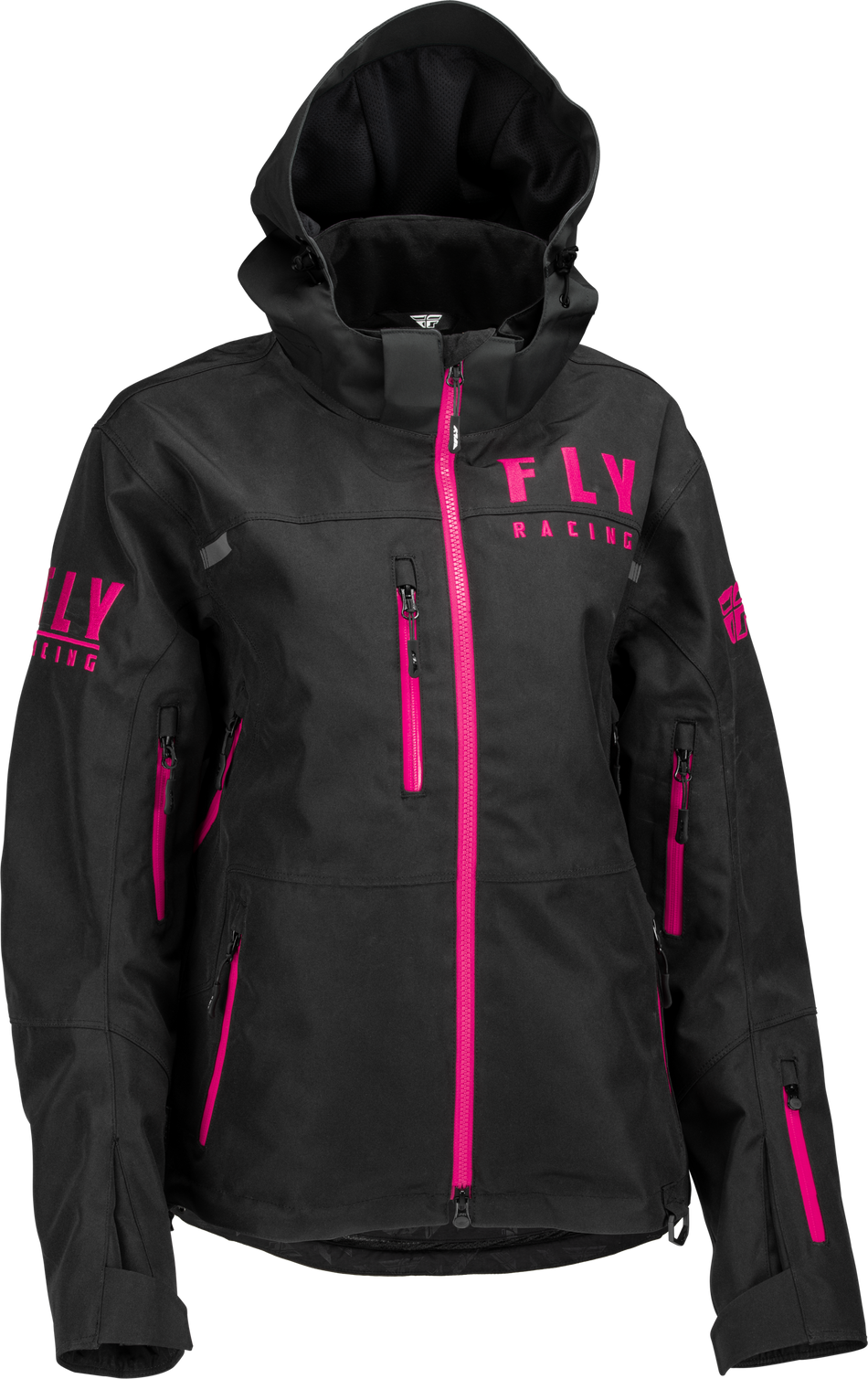 FLY RACING Women's Carbon Jacket Black/Pink Xl 470-4502X