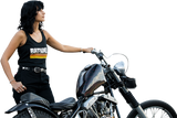 BILTWELL Camiseta sin mangas de surf para mujer - Negro - Grande 8142-045-004