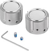 FIGURATI DESIGNS Front Axle Nut Cover - Stainless Steel - Smooth FD60-FAC-SS