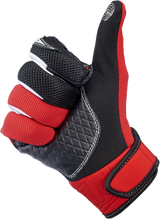 Guantes BILTWELL Baja - Rojo - Pequeño 1508-0801-302 