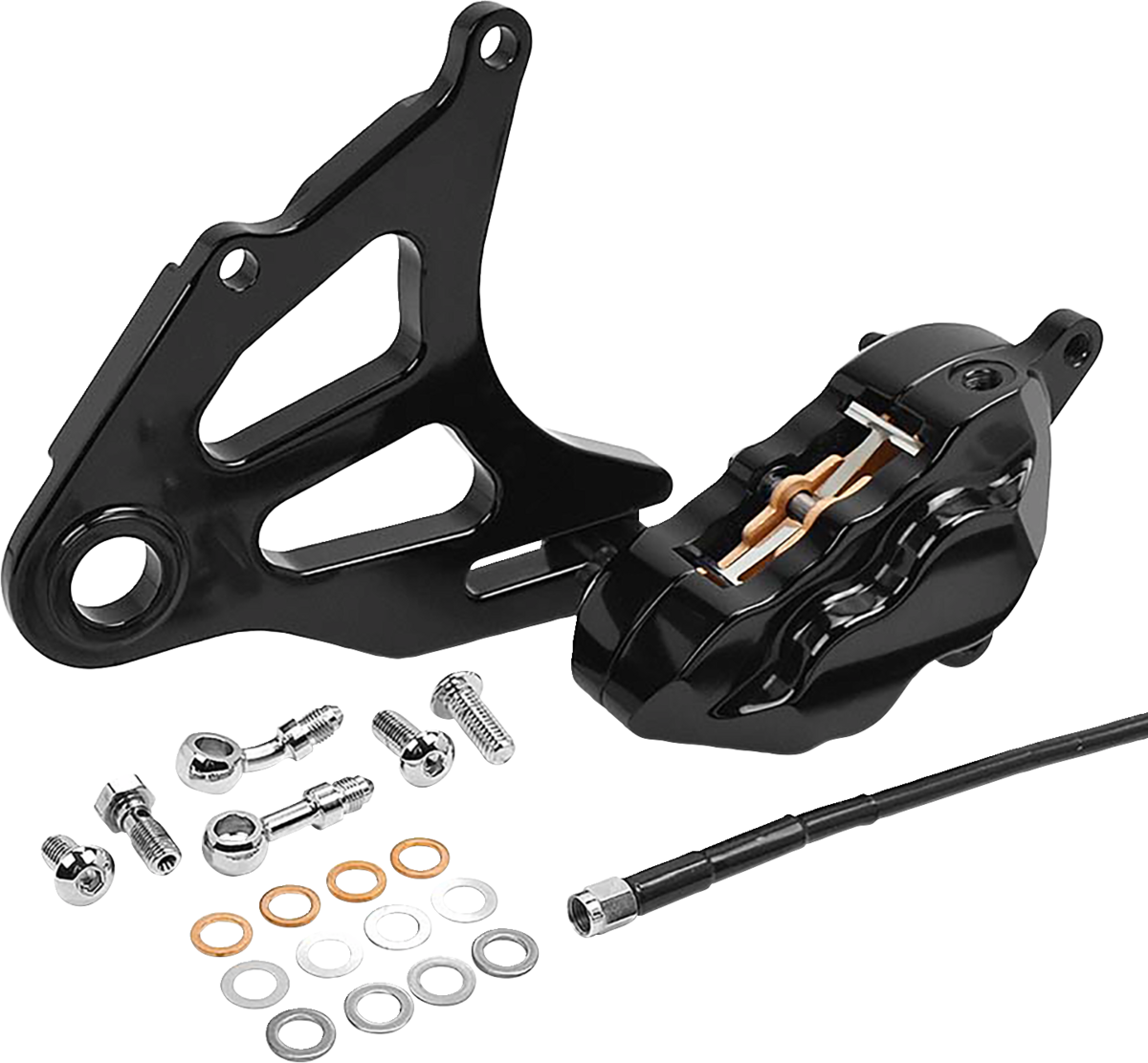 HAWG HALTERS Rear Caliper - Black RKSTAB518