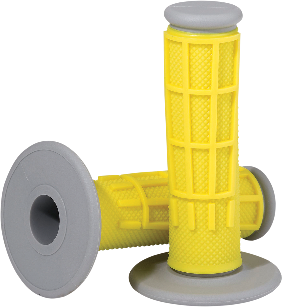 MOOSE RACING Grips - Compound - Half-Waffle - Yellow 1MG2315-YEM