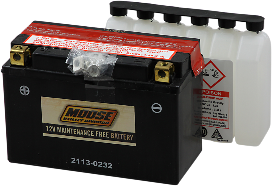 MOOSE UTILITY AGM Battery - YT9B-BS 2113-0232