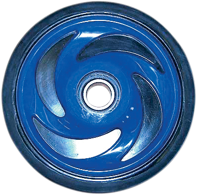 Parts Unlimited Idler Wheel With Insert/Bearing 6205-2rs - Indy Blue - Group 8 - 5.35" Od X 0.75" Id R5350j-2 201c