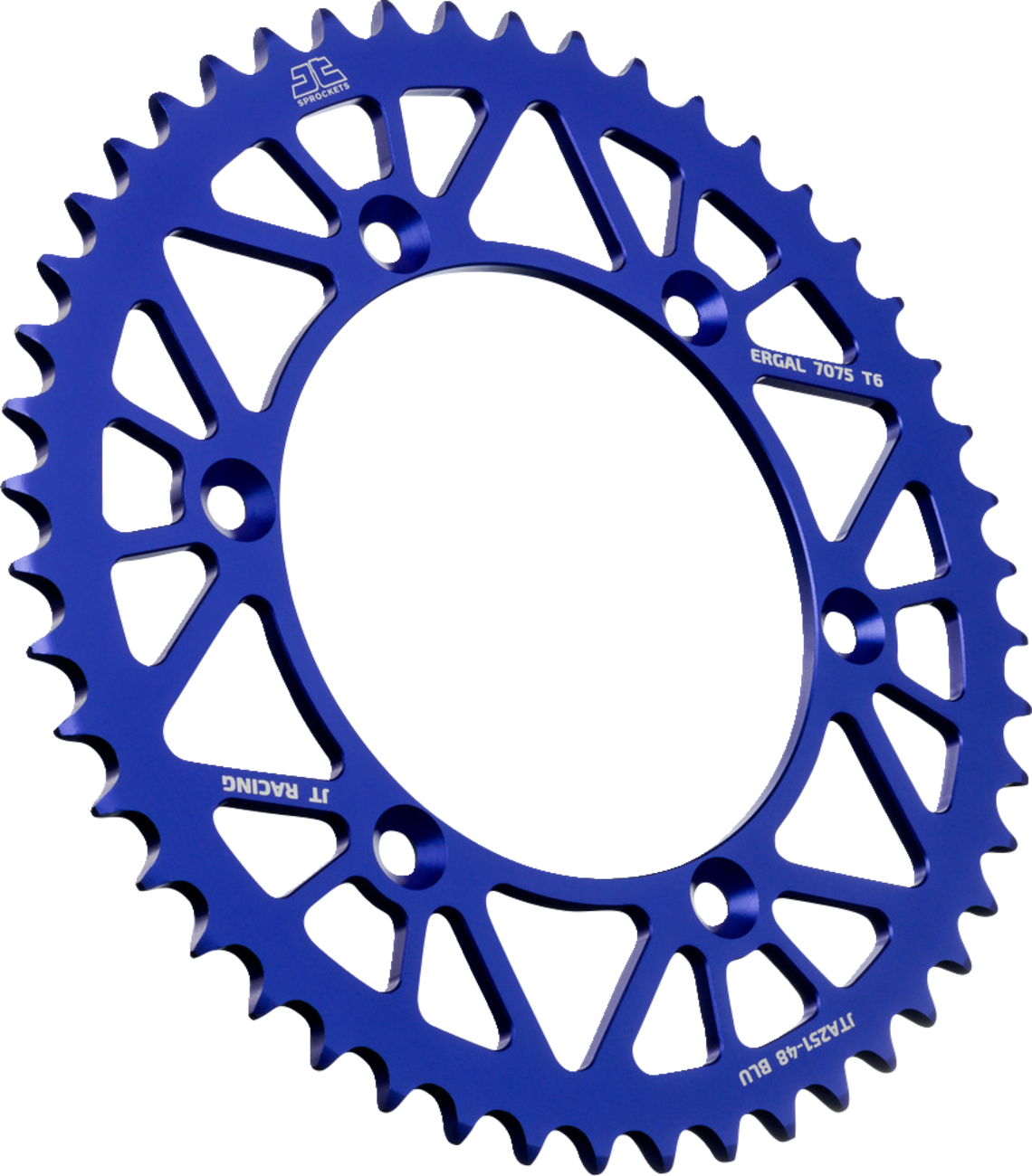 JT SPROCKETS Rear Sprocket - Blue - 48 Tooth - Yamaha JTA251.48BLU