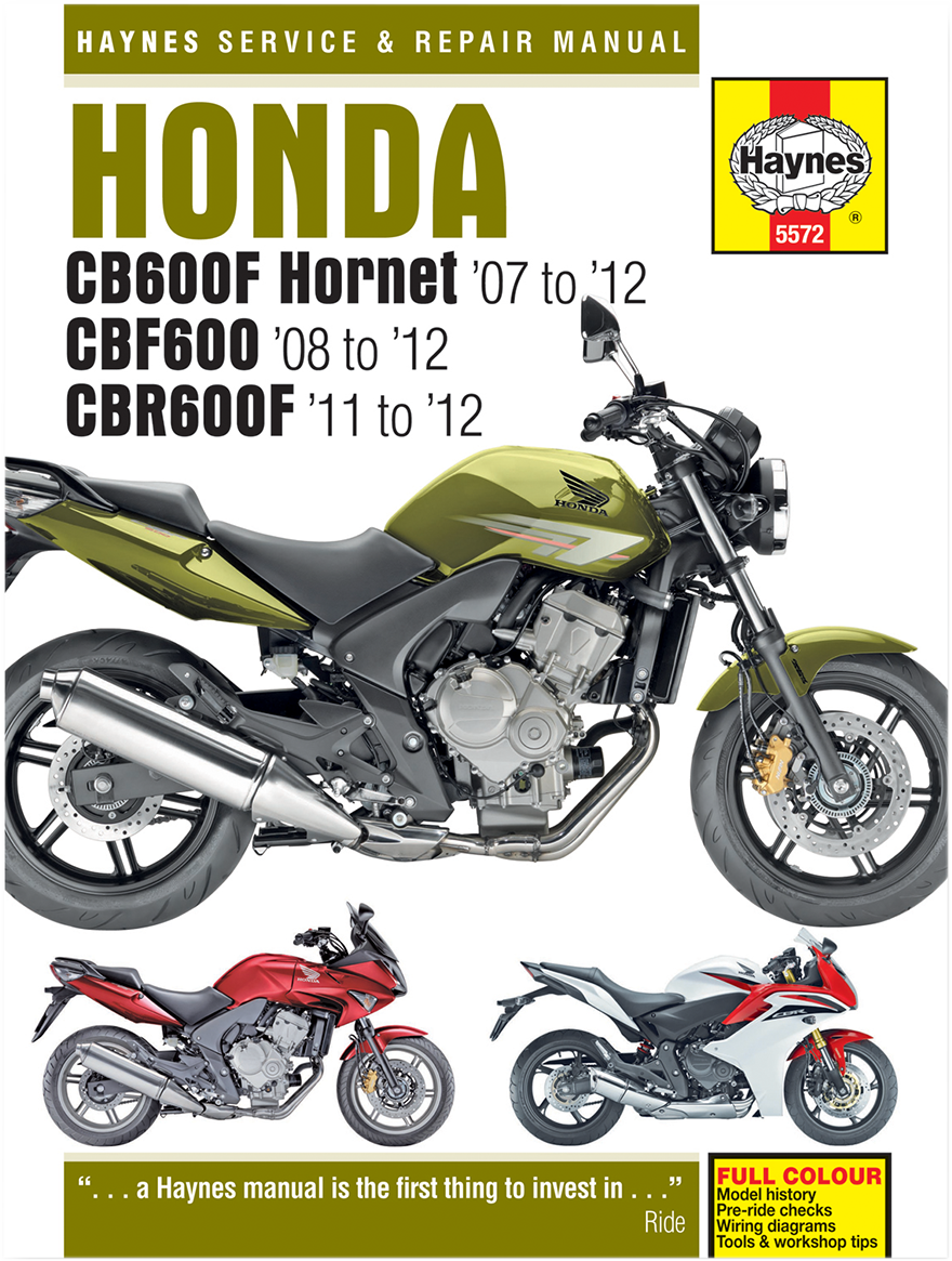 HAYNES Manual - Honda CB/R/F600(F) '07-'12 M5572