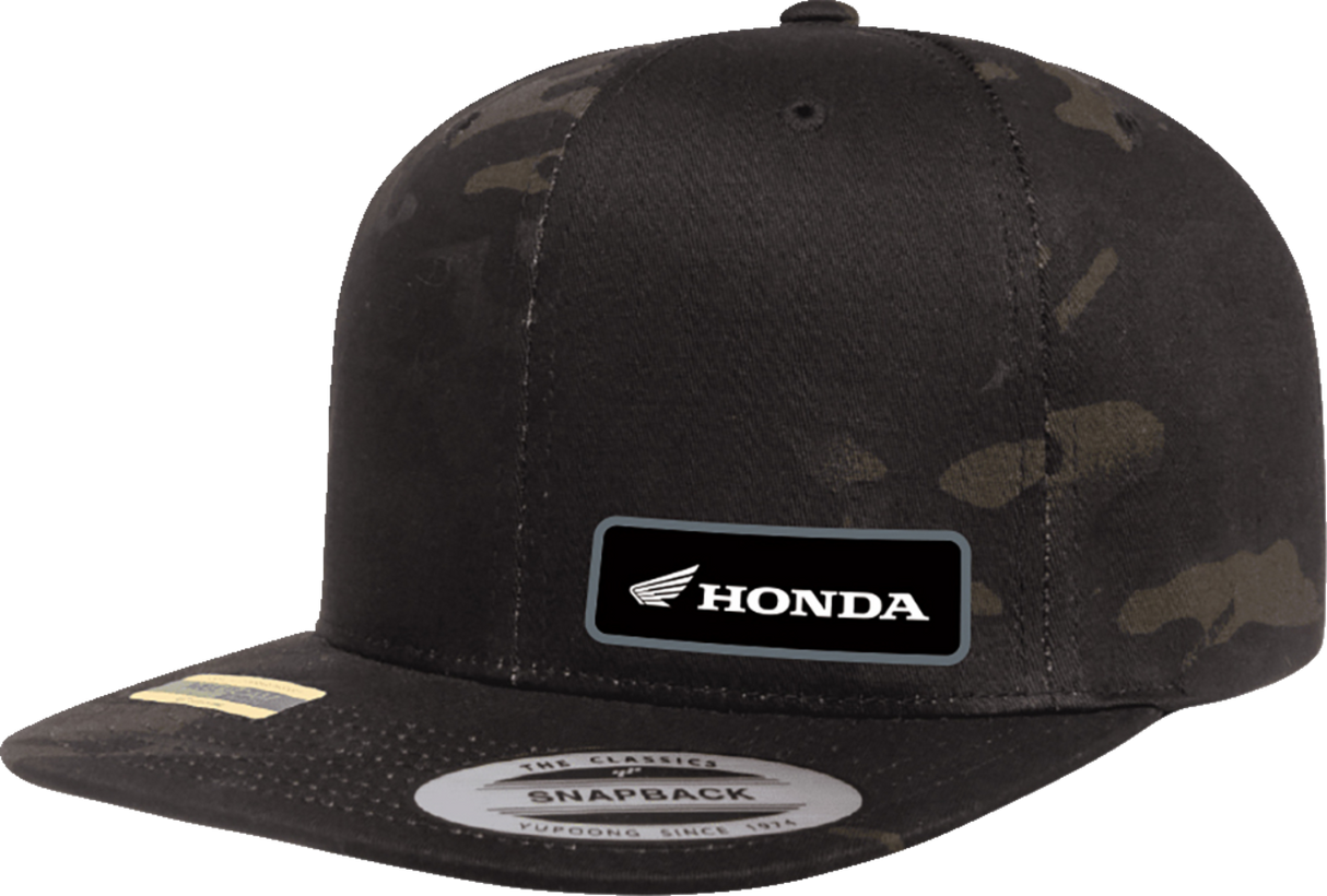 FACTORY EFFEX Honda Snapback Hat - Camo Black 27-86304