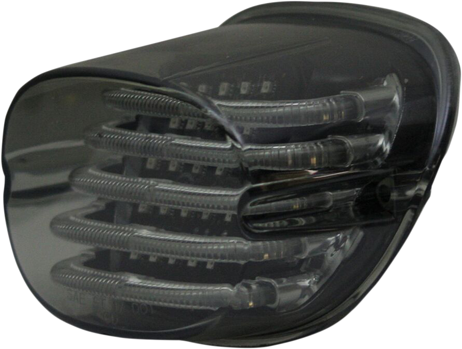 CUSTOM DYNAMICS Taillight - without License Plate Illumination Window - Smoke PB-TL-SB-S