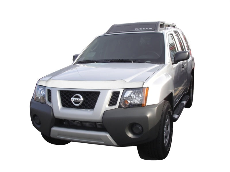 AVS 05-18 Nissan Frontier Aeroskin Low Profile Hood Shield - Chrome 622032