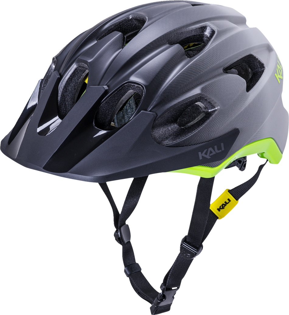 KALI Pace Helmet - Fade - Black/Gray/Fluorescent Yellow - XL/2XL 0221722118