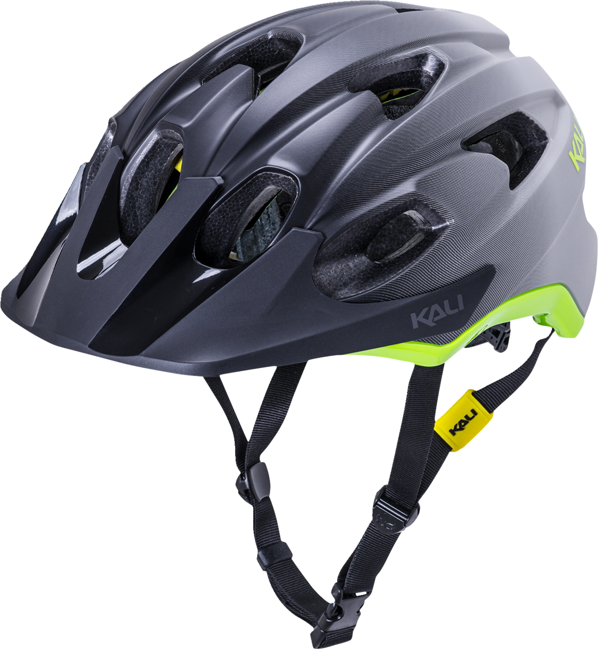 KALI Pace Helm - Fade - Schwarz/Grau/Fluoreszierendes Gelb - L/XL 0221722117 