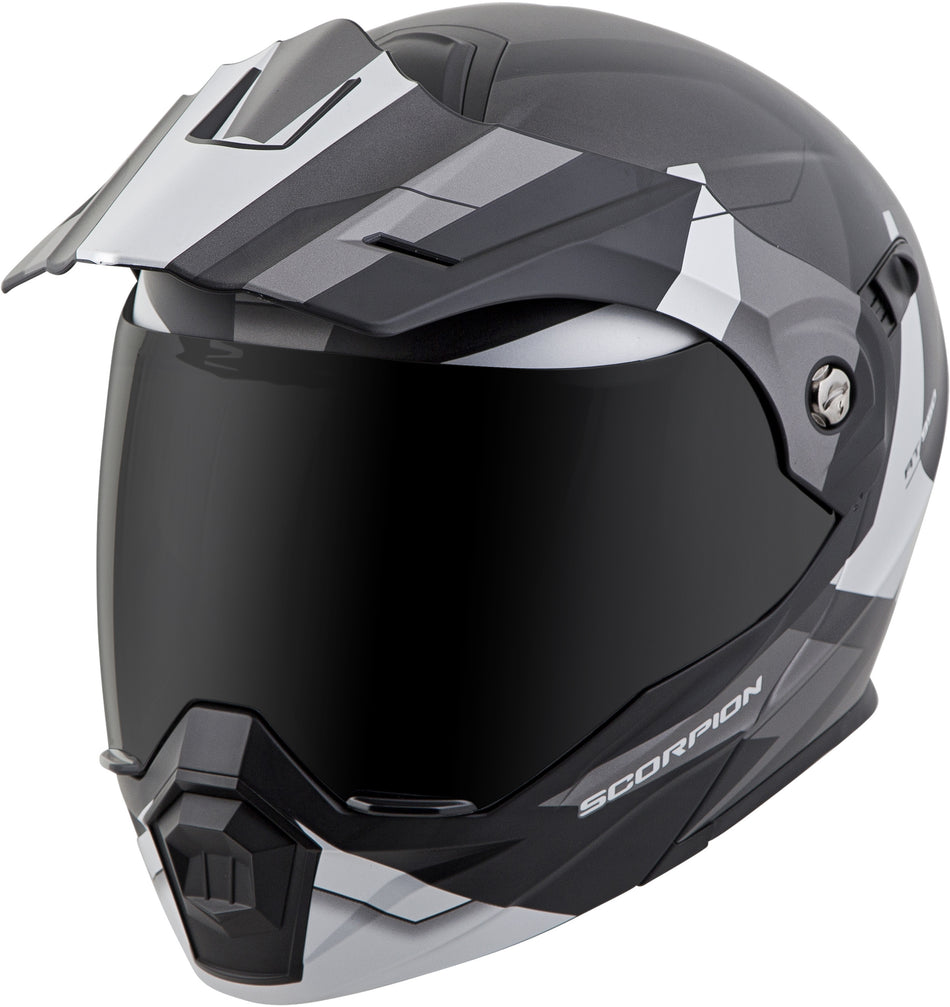 SCORPION EXO Exo-At950 Cold Weather Helmet Neocon Silver Md (Dual Pane) 95-1054-SD