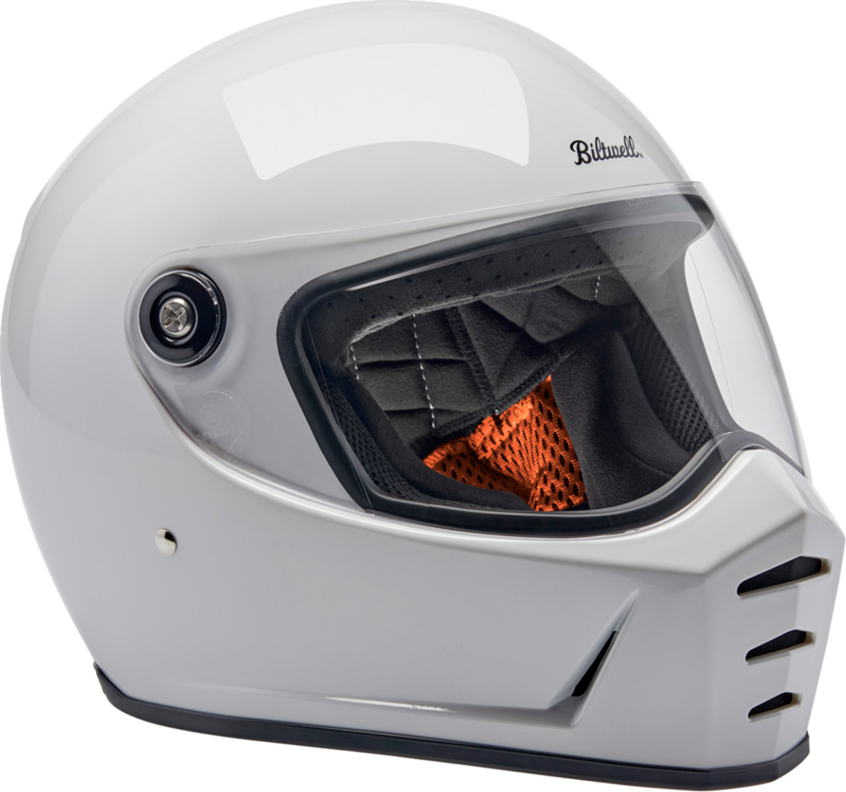 BILTWELL Lane Splitter Helmet - Gloss White - 2XL 1004-104-506