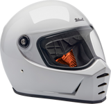 BILTWELL Lane Splitter Helmet - Gloss White - 2XL 1004-104-506