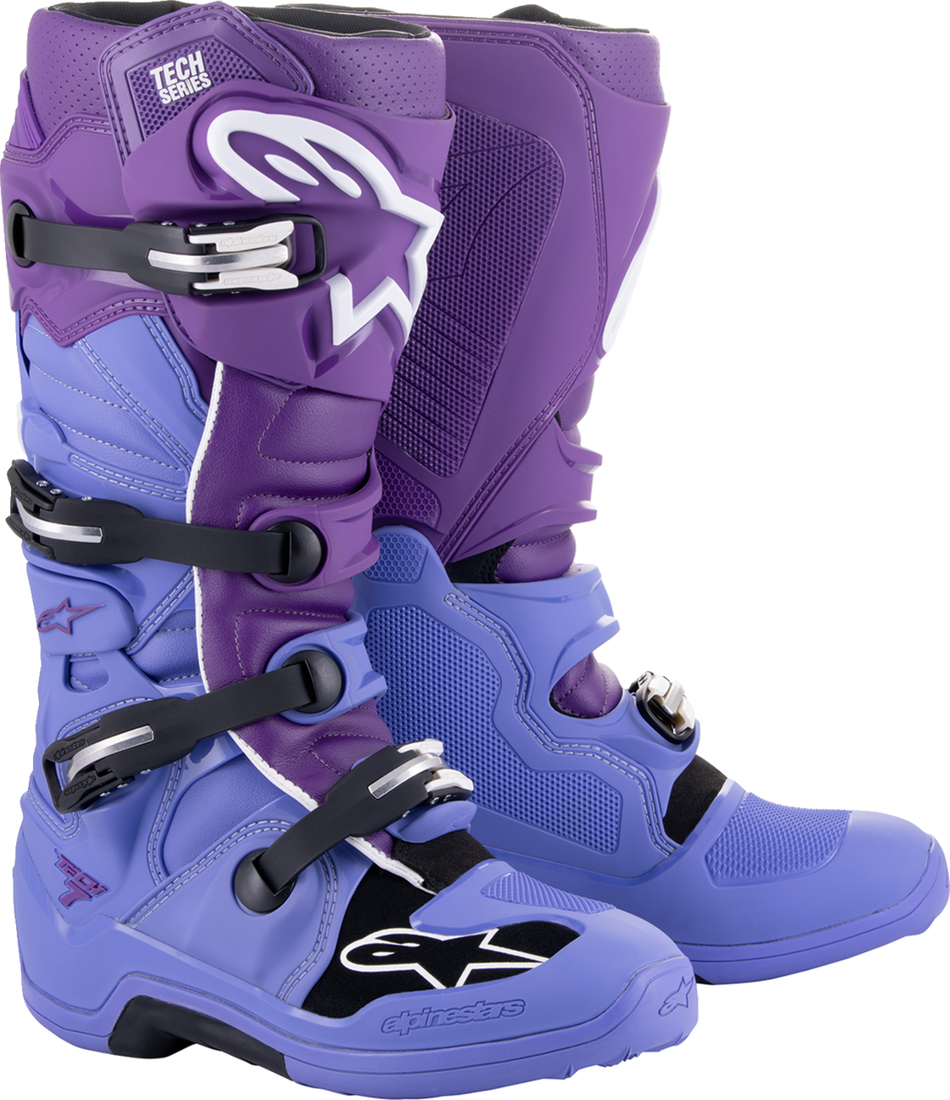 ALPINESTARS Tech 7 Boots - Purple/White - US 9 2012014-334-9