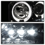 Spyder GMC Sierra 1500/2500/3500 99-06 Projector Headlights LED Halo LED Smoke PRO-YD-CDE00-HL-SMC 5009371