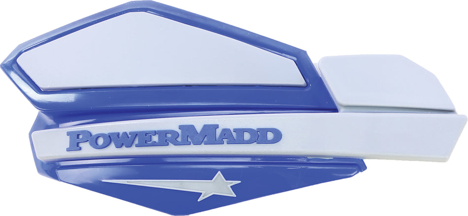POWERMADD Star Series Handguards (Blue/Silver) 34231