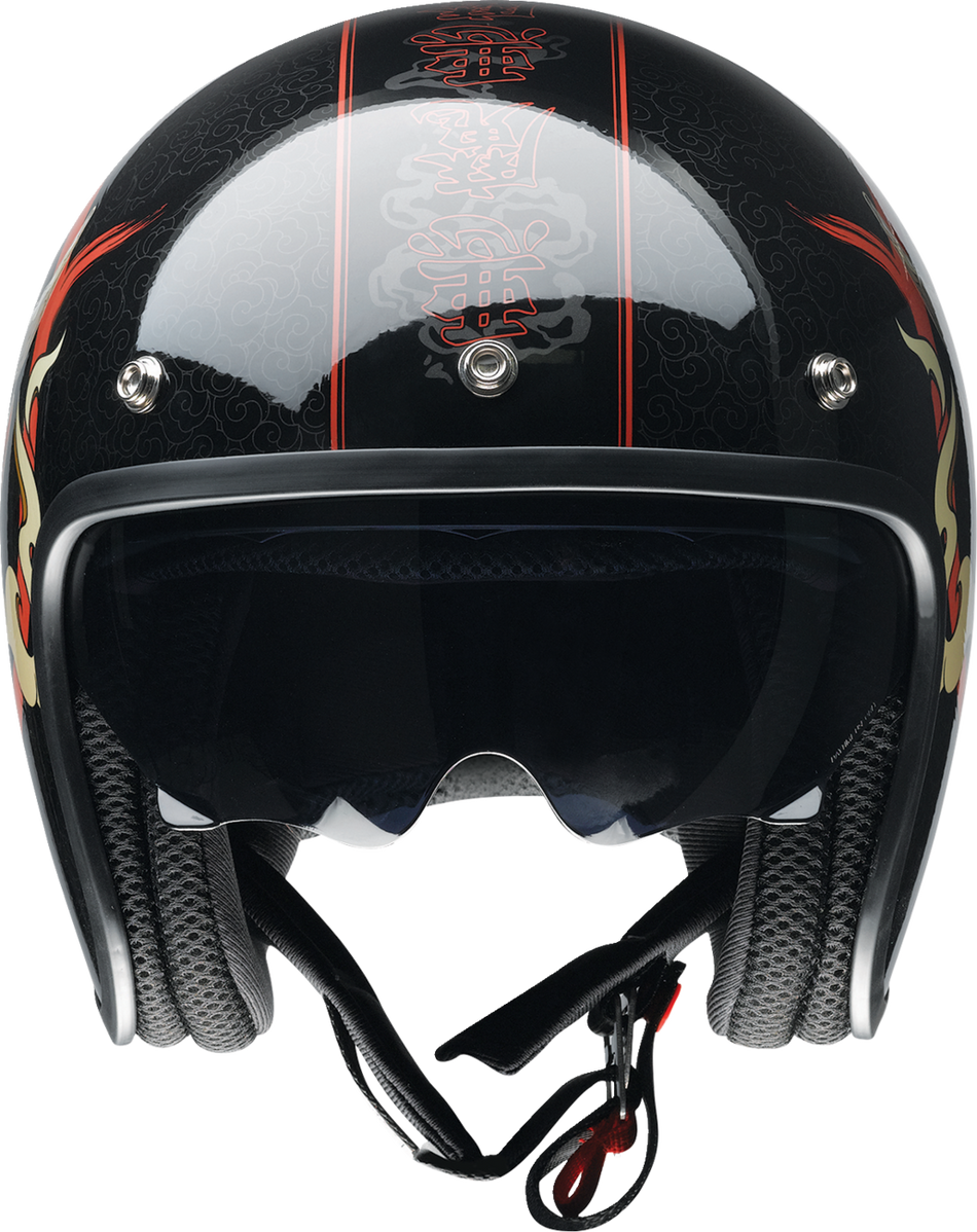 Z1R Saturn Helmet - Devilish - Gloss Black/Red - XL 0104-2880