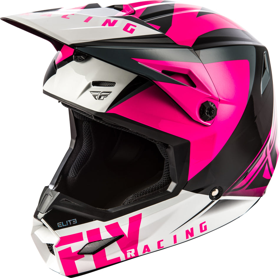 FLY RACING Elite Vigilant Helmet Pink/Black 2x 73-8619-9