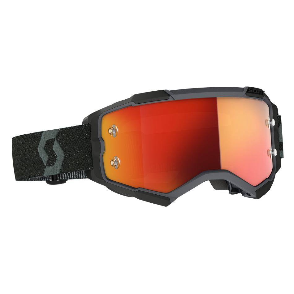 SCOTT Fury Goggle Black Orange Chrome Works Lens 272828-0001280