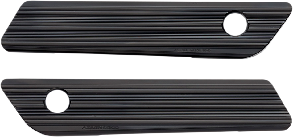 ARLEN NESS Saddlebag Latch Covers - Black 03-603