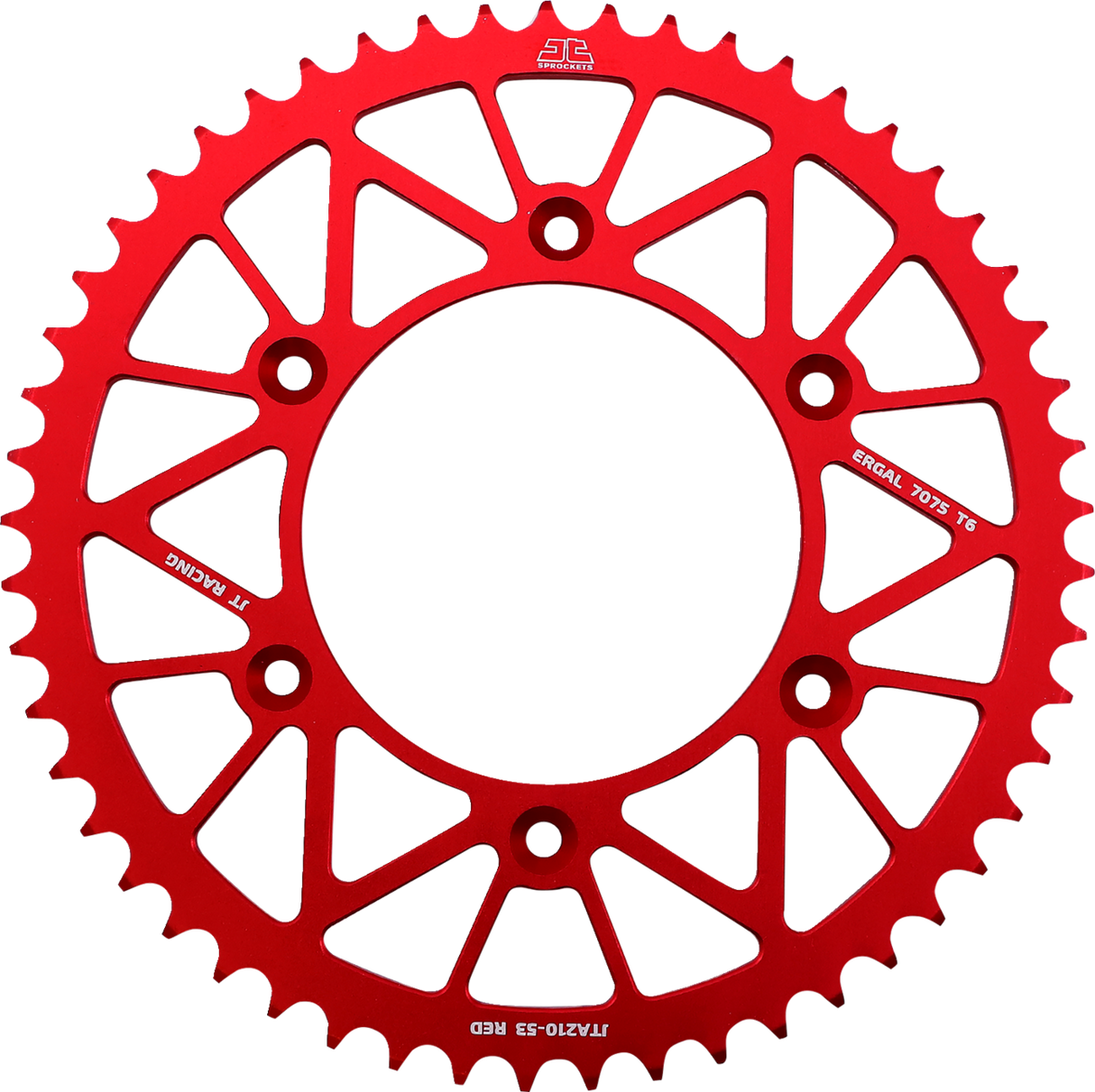 JT SPROCKETS Rear Sprocket - Beta/Honda - Red - 53 Tooth JTA210.53RED