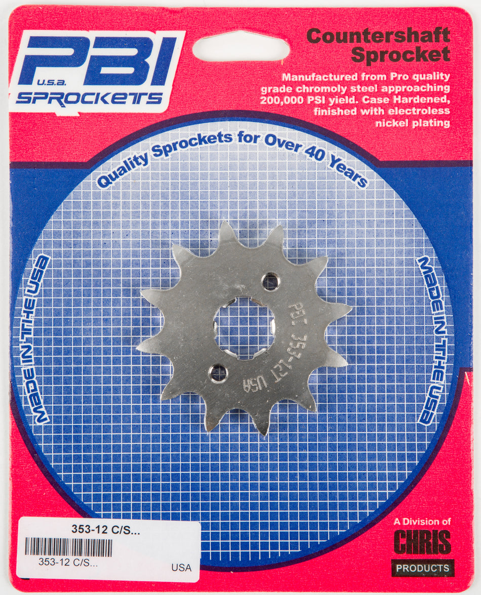 PBIFront Cs Sprocket Steel 12t-520 Hon353-12