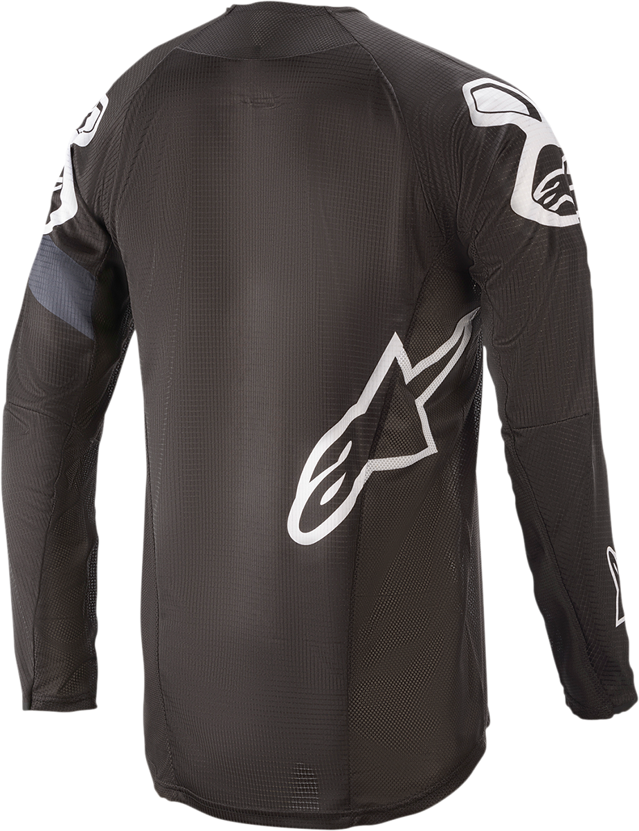 ALPINESTARS Techstar Long-Sleeve Jersey - Black/Gray - Large 1760220-104-LG