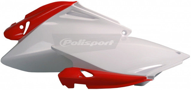 POLISPORT Side Panels White/Red 8602800001