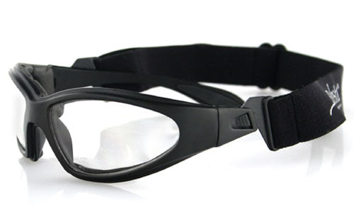 Balboa Gxr Sunglass, Black Frame, Anti-Fog Clear Lenses 830245